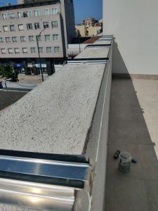 como instalar el cubremuros en la terraza
